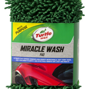 Мікрофіброва губка 3в1 для мийки та видалення комах і поліровки кузова 210х100х60 Turtle Wax 1 шт X1186